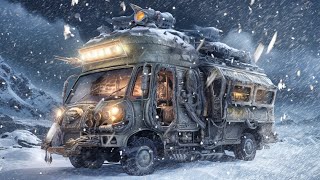 Cozy Snow Storm Winter Van Life Camping. From Blizzard to Freezing Temperatures #vanlife #blizzard