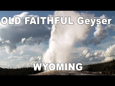 🇺🇸  OLD FAITHFUL GEYSER - Yellowstone National Park - Wyoming