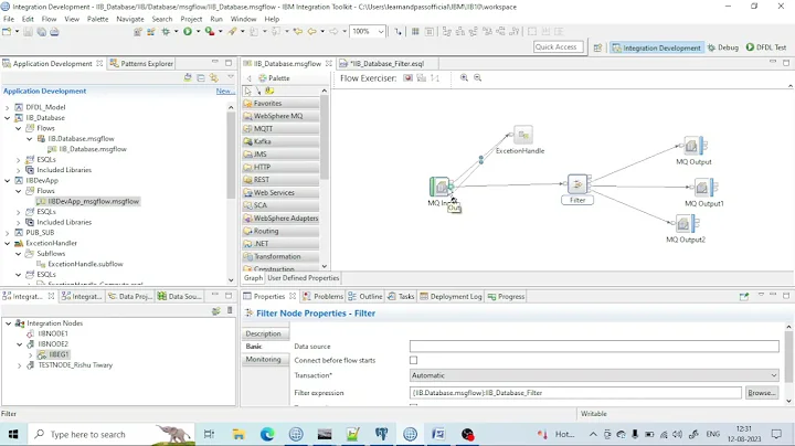 Filter Node |IBM Integration Bus(IIB/ACE) #iib #esql #appconnect #ibm #middleware #acev12