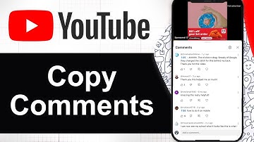 How To Copy Comments on YouTube Mobile (Step By Step)