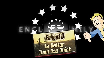 Fallout 3 Is Better Than You Think, Apparently (EVAH Live)