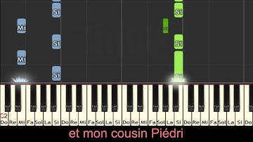 Thumbnail of 3 Cafés Gourmands - A nos souvenirs (piano facile avec paroles)