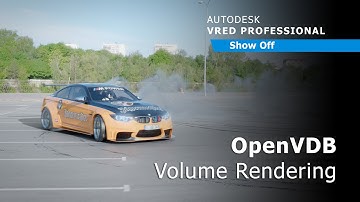 Autodesk VRED - Show Off - OpenVDB Volume Rendering - Car Doughnut