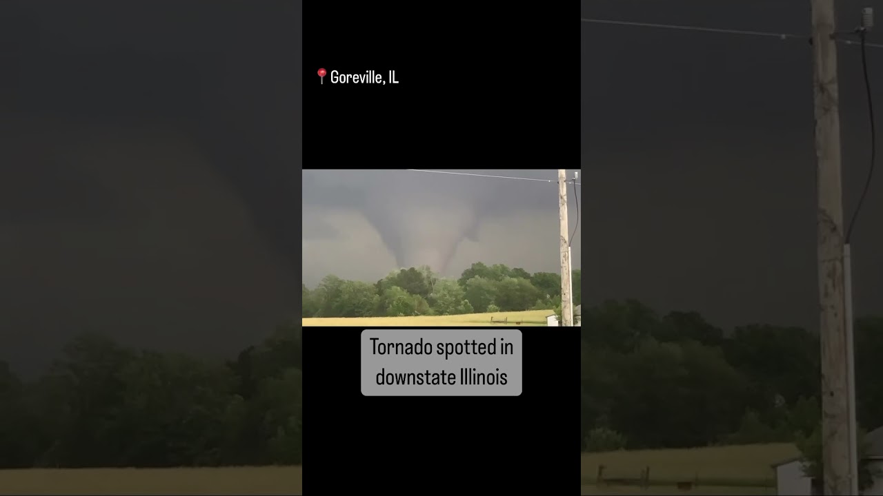 Tornado spotted in downstate Illinois