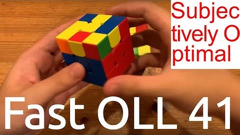 Easy Alternative OLL 41 Algorithm!