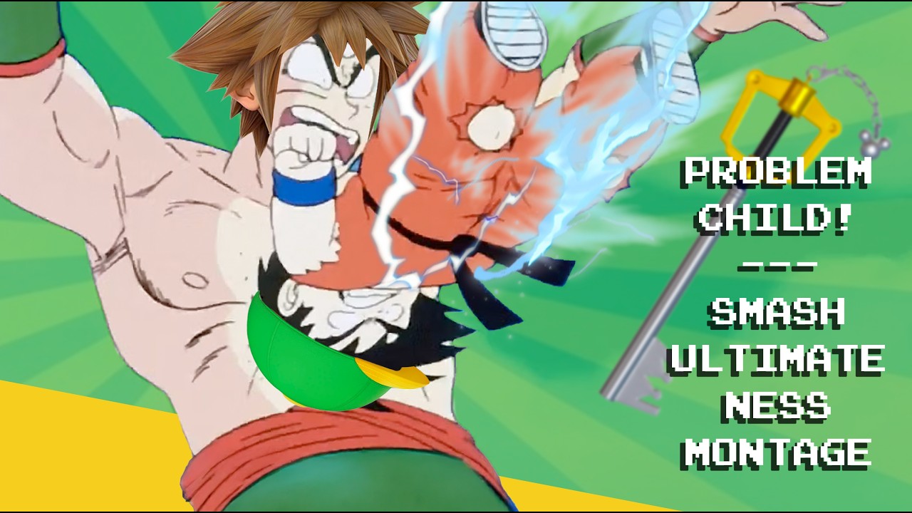 Трудный ребёнок! - Smash Bros. Лучший монтаж Несса!