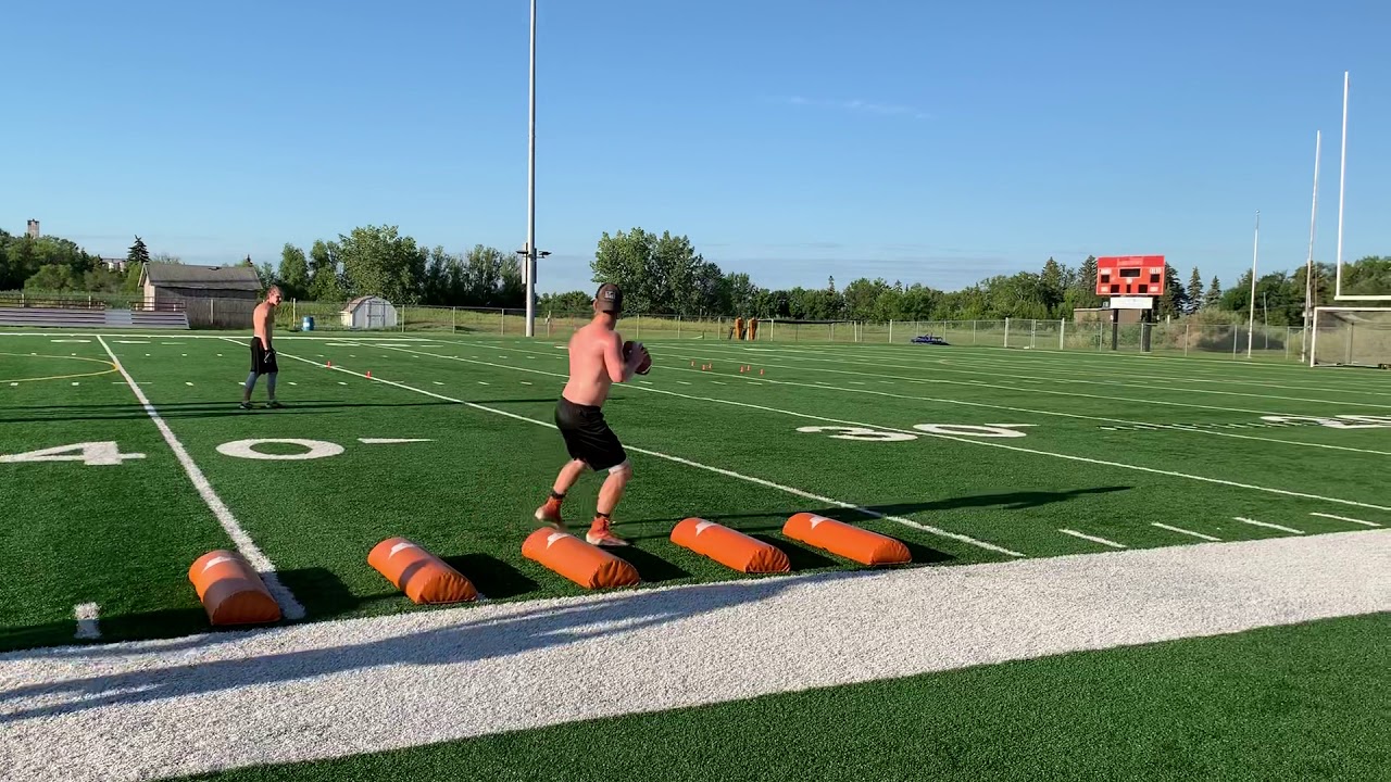 QB Drills Bag (back foot) YouTube