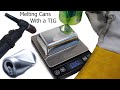 TIG Welding - Melting Aluminum Cans into Ingots with a TIG Welder