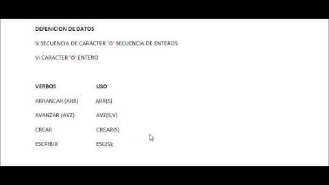 INTRODUCCION A SECUENCIAS DE DATOS ELEMENTALES