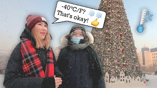 COLDEST STREET INTERVIEW ON EARTH | What temperature is cold? YAKUTSK - Russia