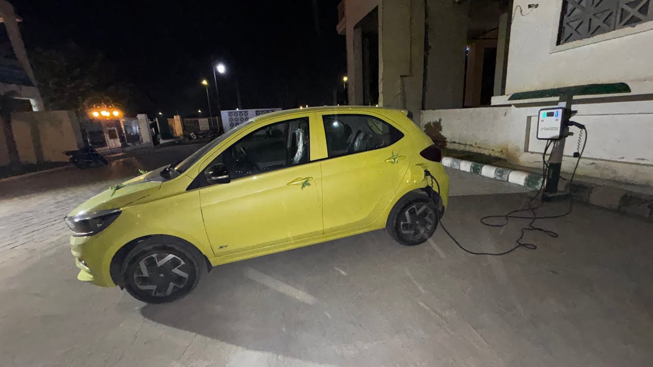 Charged My Tiago EV for the First Time! Real Experience 🔋 | Tata Tiago EV Charging Vlog