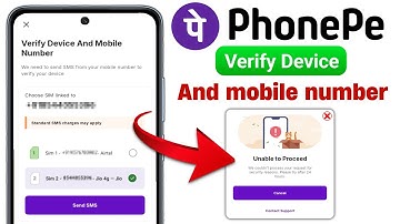 Phone pe verify Device and mobile number problem | how to fix phonepe verify mobile and device 