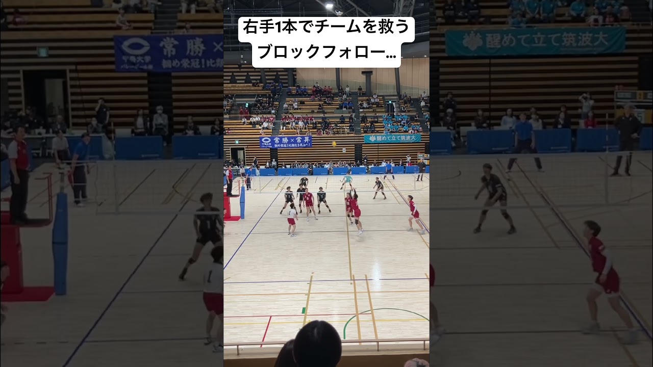 すごい反応... #バレーボール #volleyball