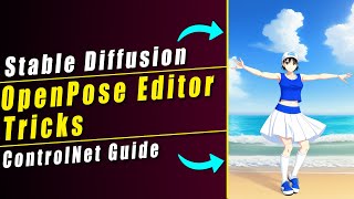 stable diffusion controlnet openpose editor trick explained | openpose trick | controlnet