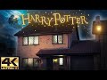 Privet drive Harry's Arrival [ASMR] Harry Potter Philosopher's Stone Ambience [4K] 🌙 Stars+Rain+Owls