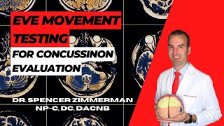 Eye movement testing for concussion evaluation