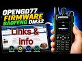 OpenGD77 Firmware Baofeng DM32