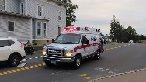 *Friendly Honks* AMR 311 responding with Wail, Alternate Yelp, and Horn to a Medical Emergency call