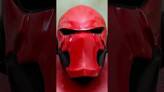 Red Ronin helmet #redronincosplay #redronin #redhood #batman #makingof #cosplay #wearablehelmet