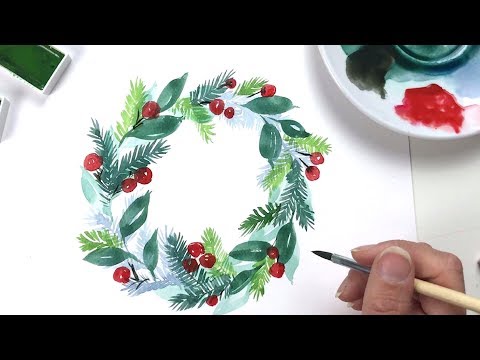 Loose Autumn Floral Watercolor Cards- step by step Tutorial 