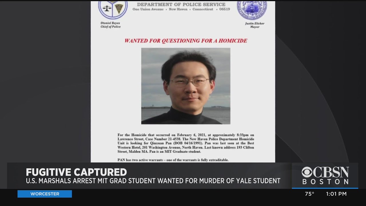 Qinxuan Pan, MIT Grad Student Wanted In Yale Murder, Arrested In Alabama