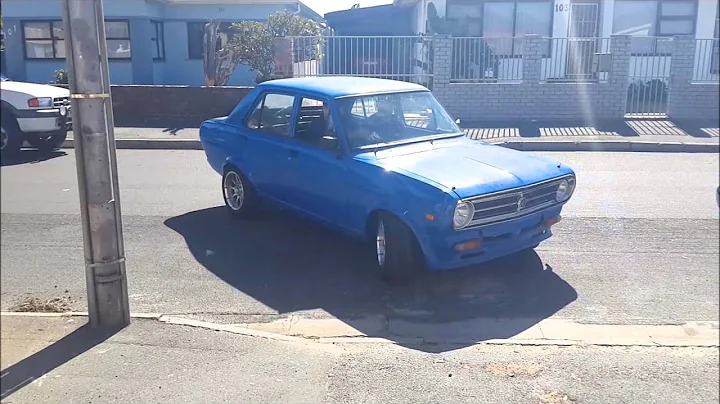 First drive with my Datsun 1200 running a 4AGE 20V Silvertop