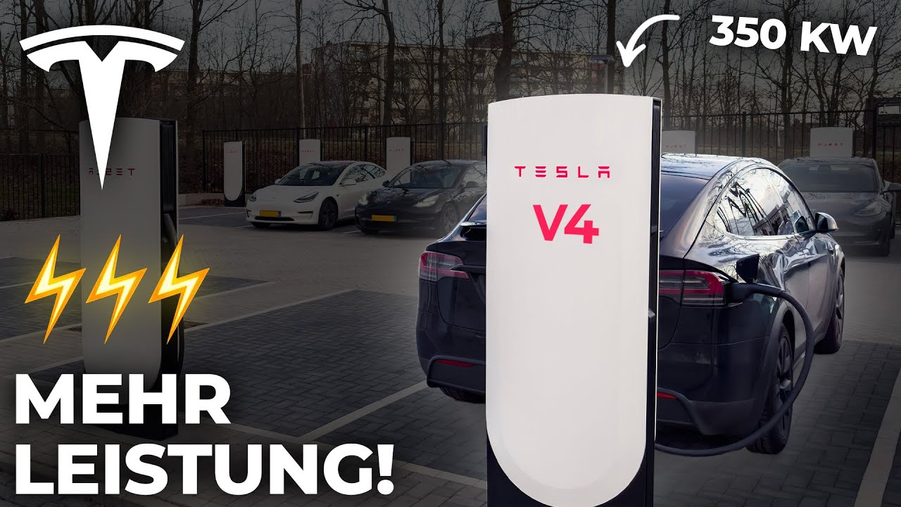 Tesla V4 SC bekommen mehr Leistung! / Neue Gigafactory in Indien / Software 2023.26!