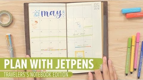 Plan With JetPens - TRAVELER