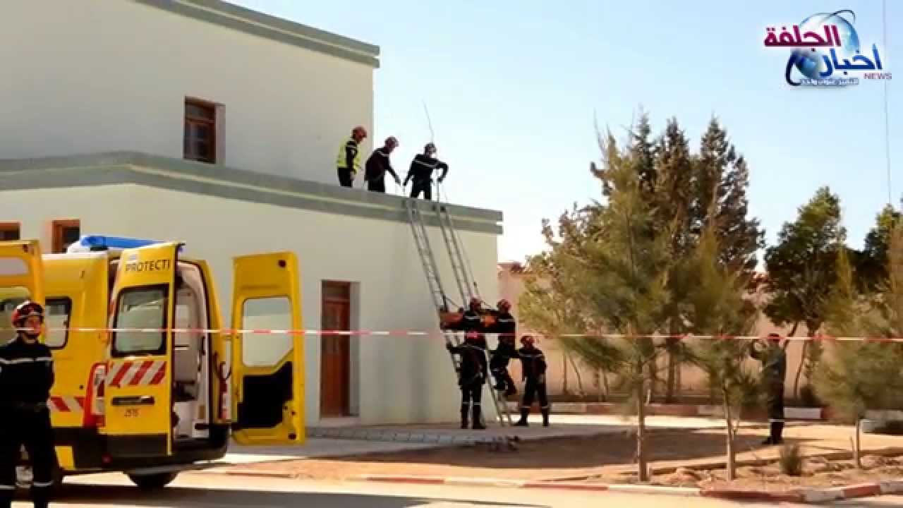 مناورات استعراضية لأعوان الحماية المدنية بالجلفة