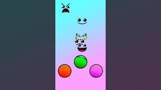 Geometry Dash Lobotomy Color Challange 2D animation #geometrydash  #shorts