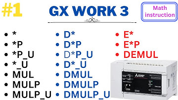 MUL,DEMUL INSTRUCTION USE IN MITSUBISHI PLC | MUL INSTRUCTION | MUL INSTRUCTION EXAMPLE | DEMUL |