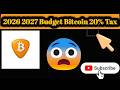 Bitcoin  20% Tax Update Bitcoin daily update