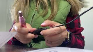 OVX Portable Electric Nail Drill File Machine with Acrylic Nail Kit Set Professional 20000rpm