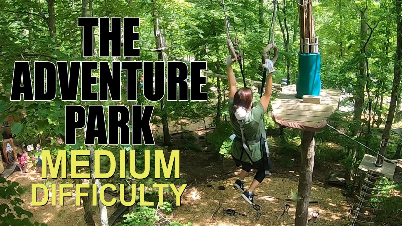 The ADVENTURE PARK at Storrs MEDIUM course 2020 YouTube