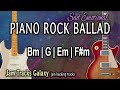 Sad emotional piano rock ballad guitar jam backing tracktype beat in bm 60 bpm