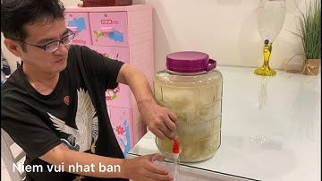 Rượu nếp trắng ngâm tại nhà sau 2 tháng