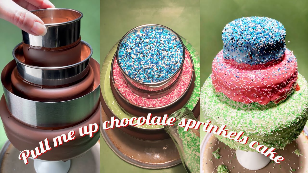 Pull me up three layer cake - Tsunami Cake - Tiktok Foodiebeats Cake ...