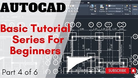 How to Draw Foundation Plan in Autocad from Floor Plan