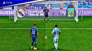 Real Madrid Vs Argentina Messi Vs Mbappe L Final - Fc 26 Penalty Shootout - Ps5