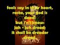 Bob Marley Jah Live Lyrics