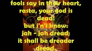 Video thumbnail of "Bob Marley Jah Live Lyrics"