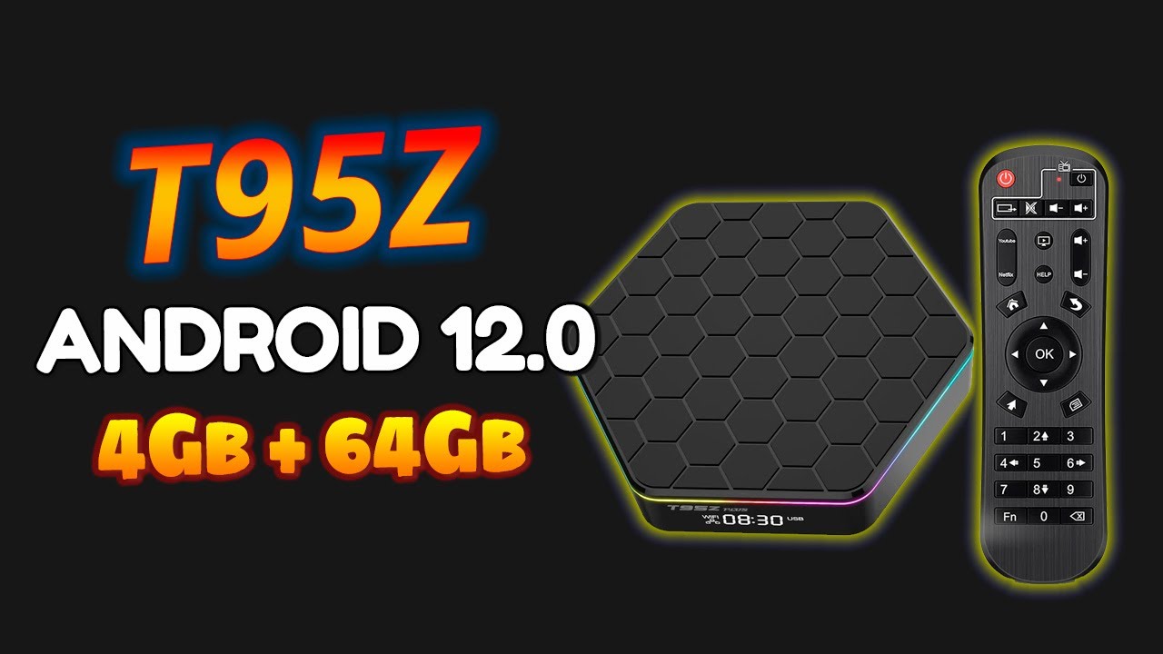 TV BOX ANDROID 12.0 T95Z con 4Gb + 64Gb memoria 