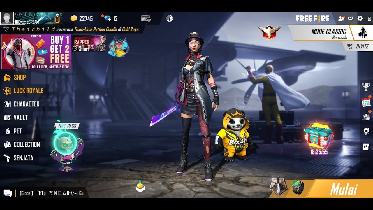 GAMEPLAY CLASH SQUAD RANKED MATCH - GARENA FREE FIRE - YouTube