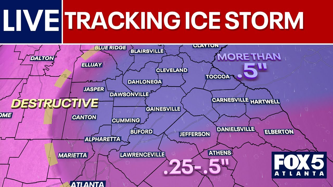 Preparing for an ice storm in Georgia | FOX 5 News