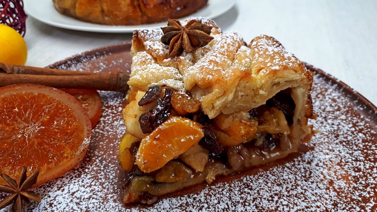 Рождественский Пирог авторский Рецепт. Рождественская Выпечка. Рецепт ...