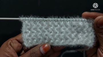 how to knit zigzag perfect border for cardigan sleeves स्वेटर के लिए सुंदर टेढ़ा मेढ़ा बार्डर बुनाई