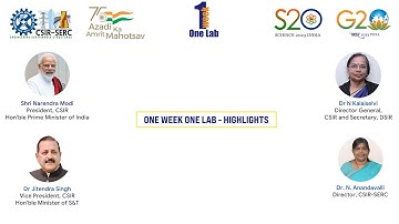 OWOL HIGHLIGHTS | ONE WEEK ONE LAB | #CSIR | #CSIRSERC | 2023