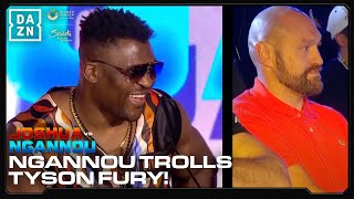 Ngannou Trolls Tyson Fury