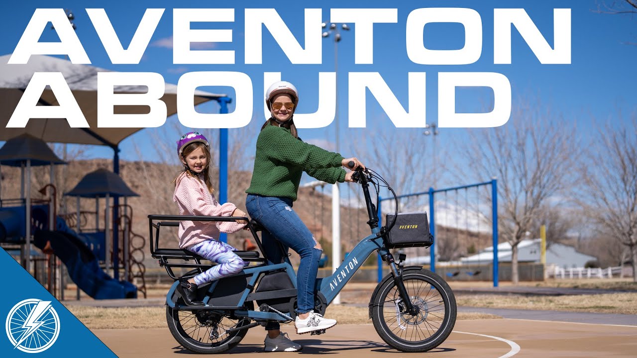Aventon Abound Multifaceted cargo e bike with endless possibilities.