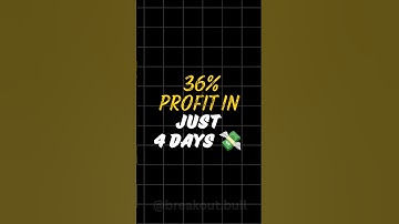 How We Achieved 36%💸💰 Profit in 4 Days🚀 | Swing Trading & Intraday Stocks| BreakoutBull #stockmarket